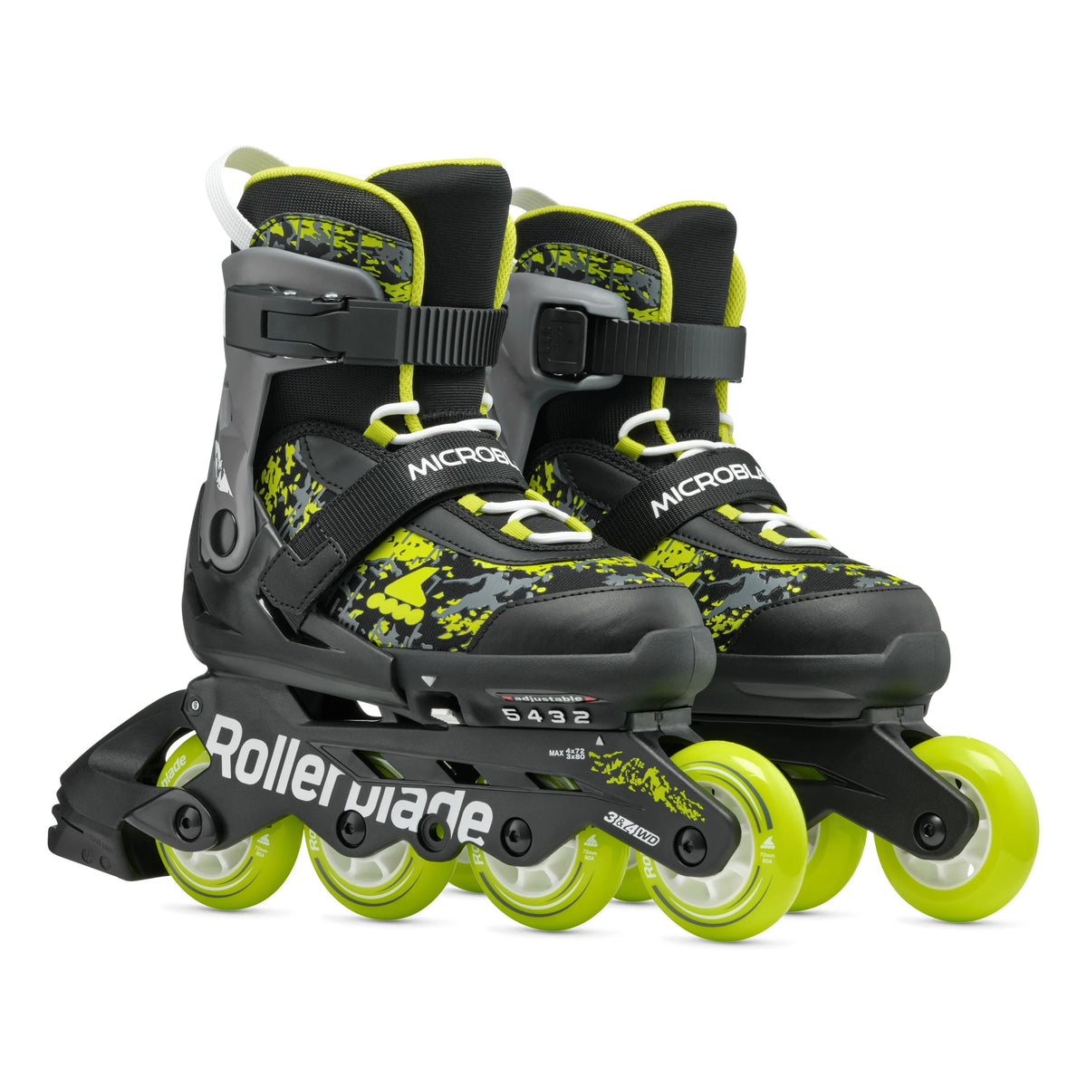RollerBlade Mircoblade SL ADJ Black Lime
