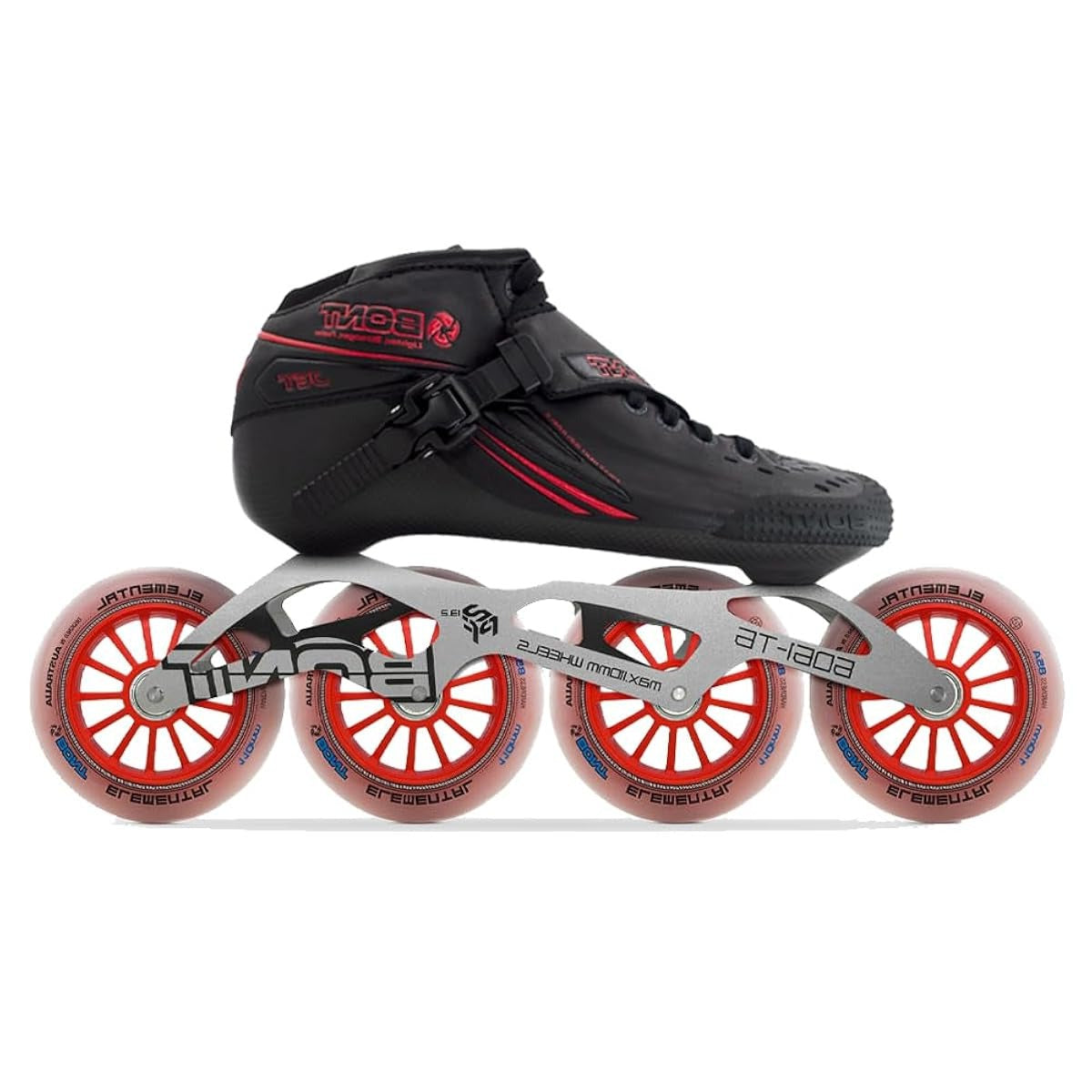 Bont Jet Black Red