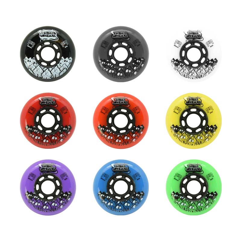 FR street Invader 80mm wheels (set of 8)