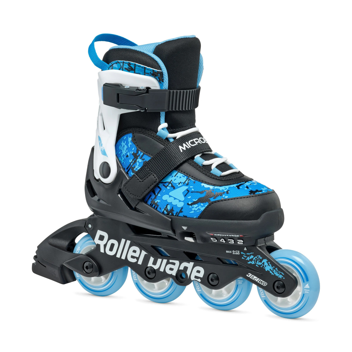 RollerBlade Mircoblade SL ADJ Black/ Sky Blue