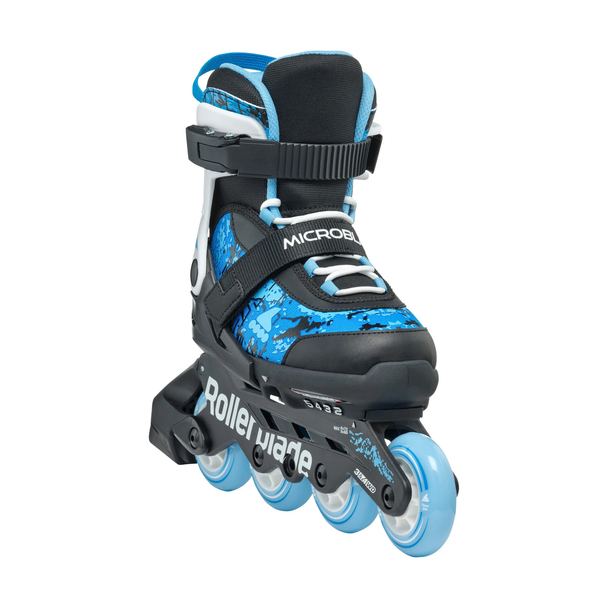 RollerBlade Mircoblade SL ADJ Black/ Sky Blue