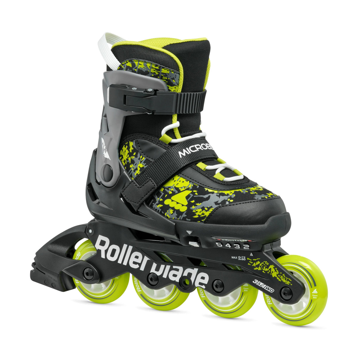 RollerBlade Mircoblade SL ADJ Black Lime