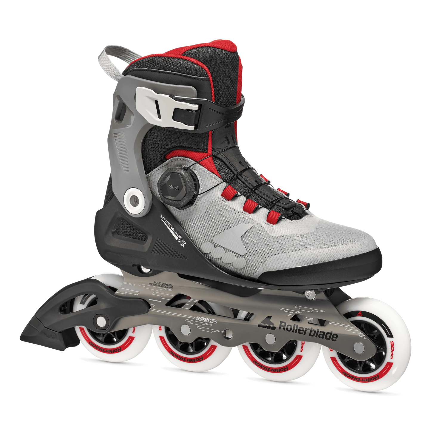Rollerblade Macroblade Boa 90 Black Red