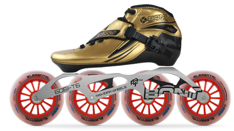 Bont Jet  Shiny Gold - Complete Skates