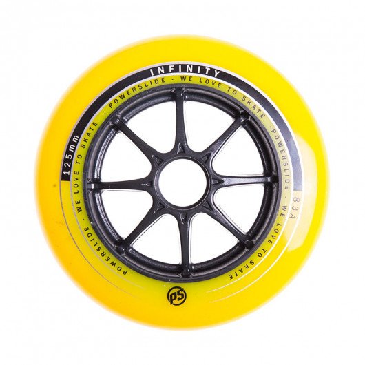 Powerslide Infinity 125mm 83a wheels (set of 6)