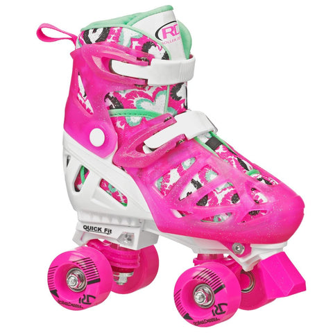 RollerDerby Track Star White Pink